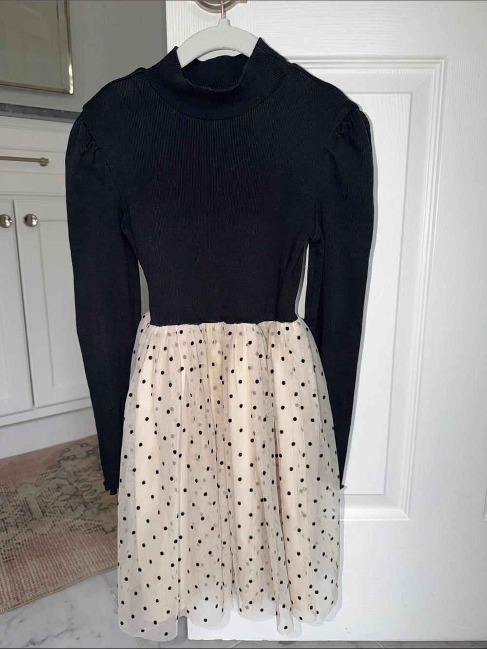 Gap Kids girls’ mixed media winter dress